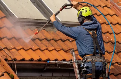 Démoussage et hydrofuge de toiture à Plédéliac